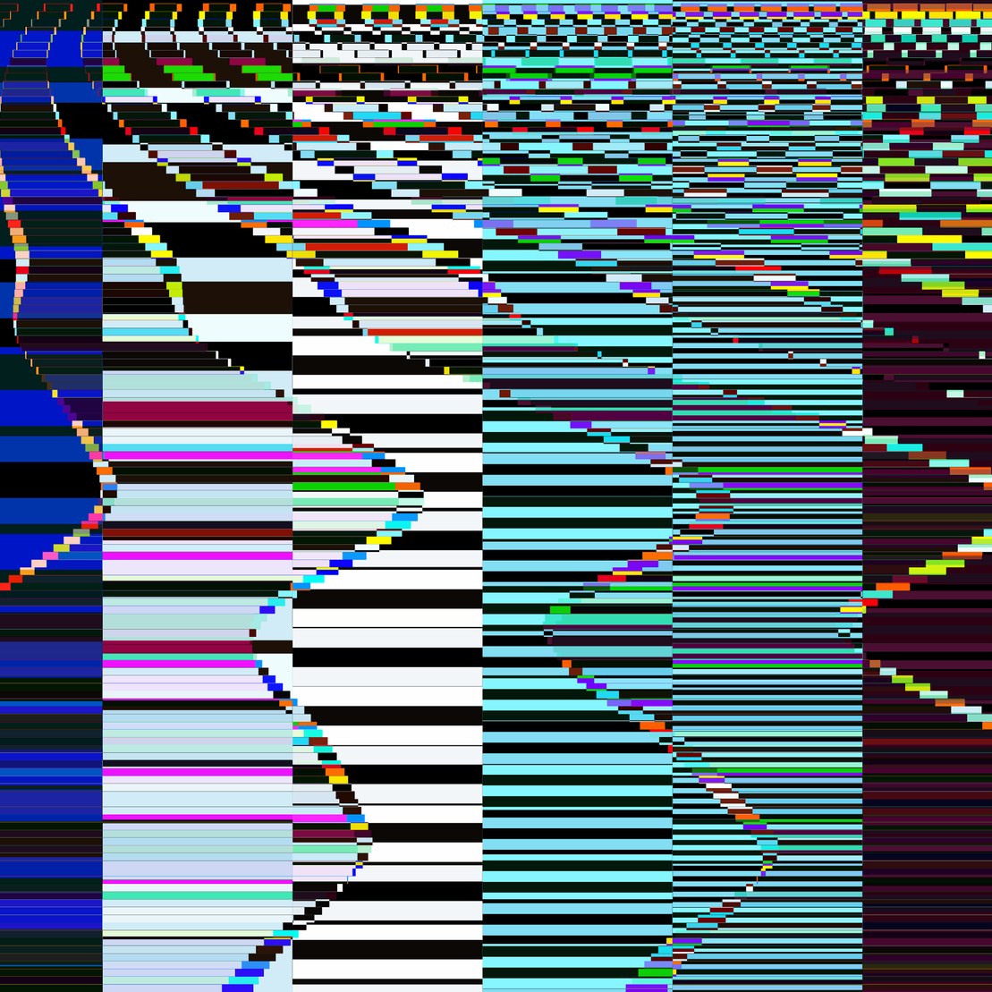 Glitchometry Stripes #99