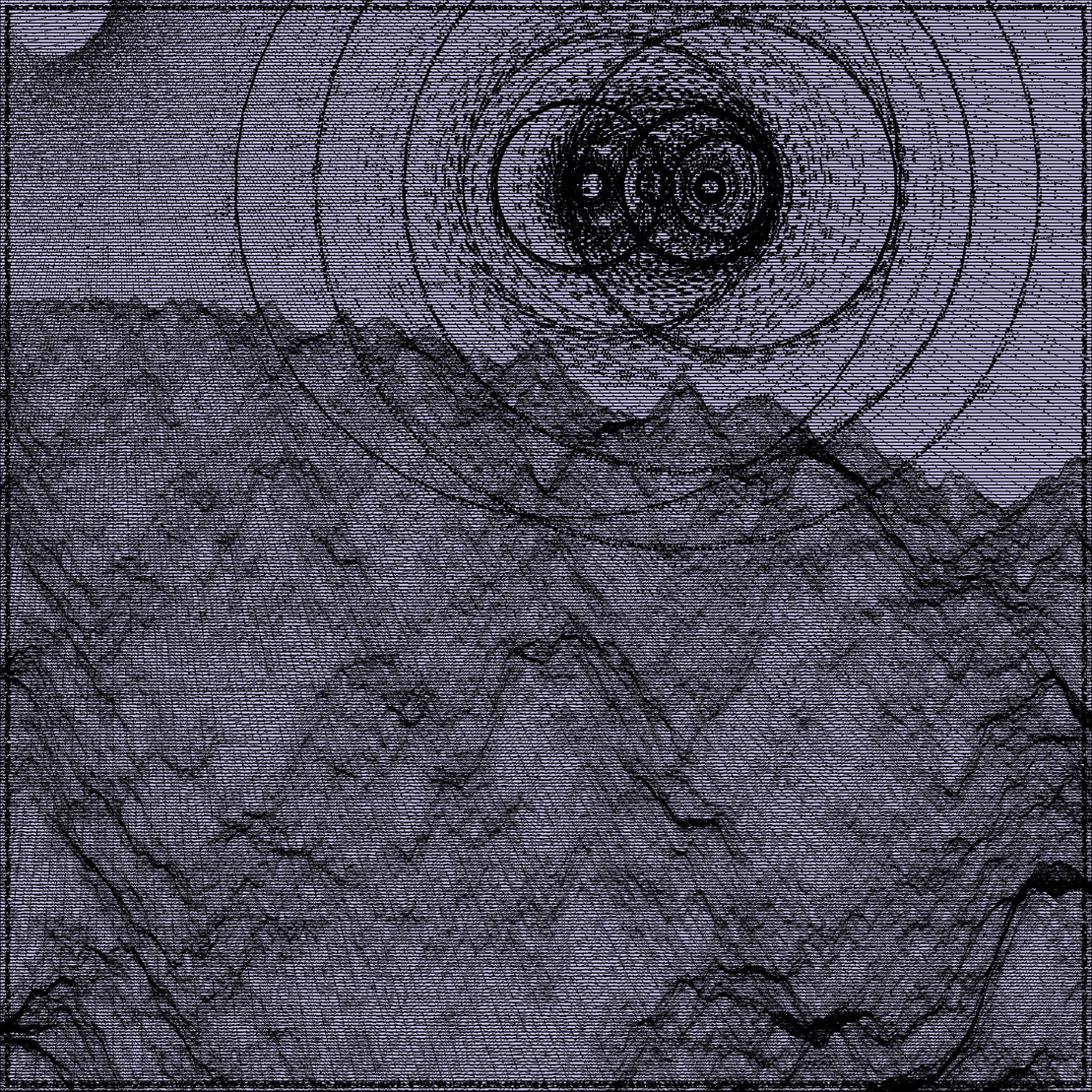 Surreal classic generative landscape #109