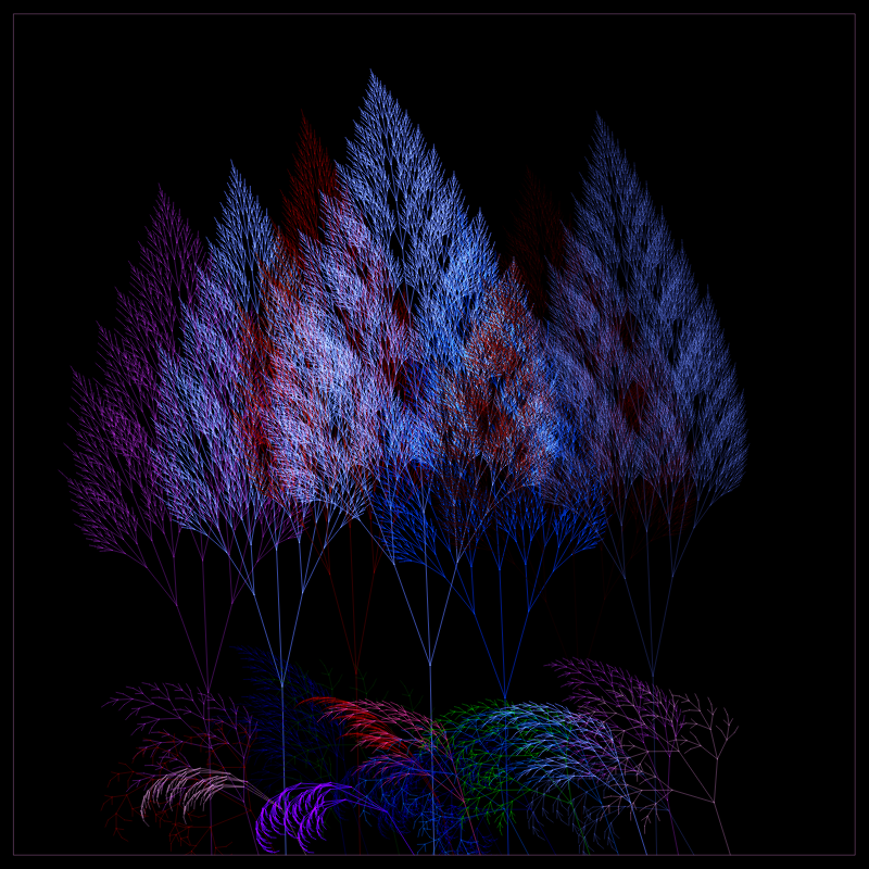 Fractal Forest #77