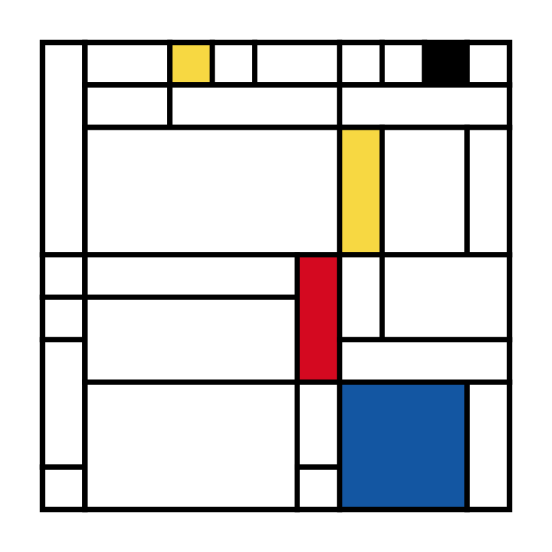 Mondrian squares #30