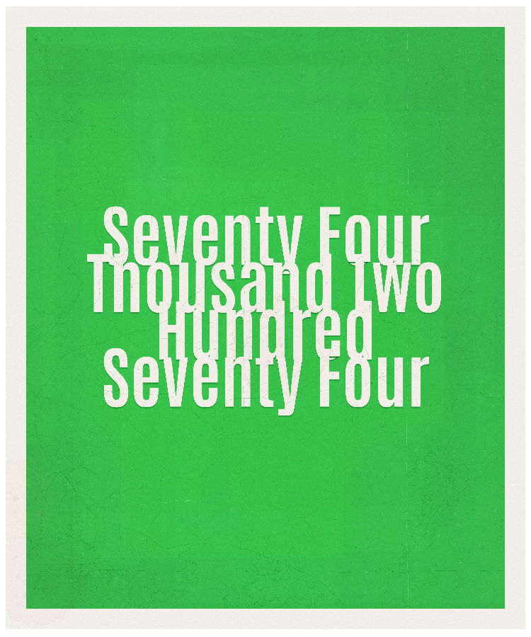 Count #74274
