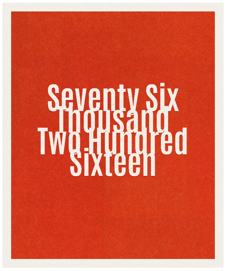Count #76216