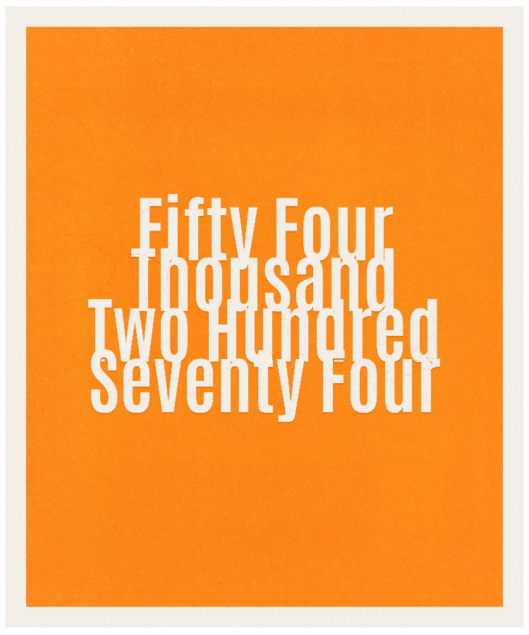 Count #54274