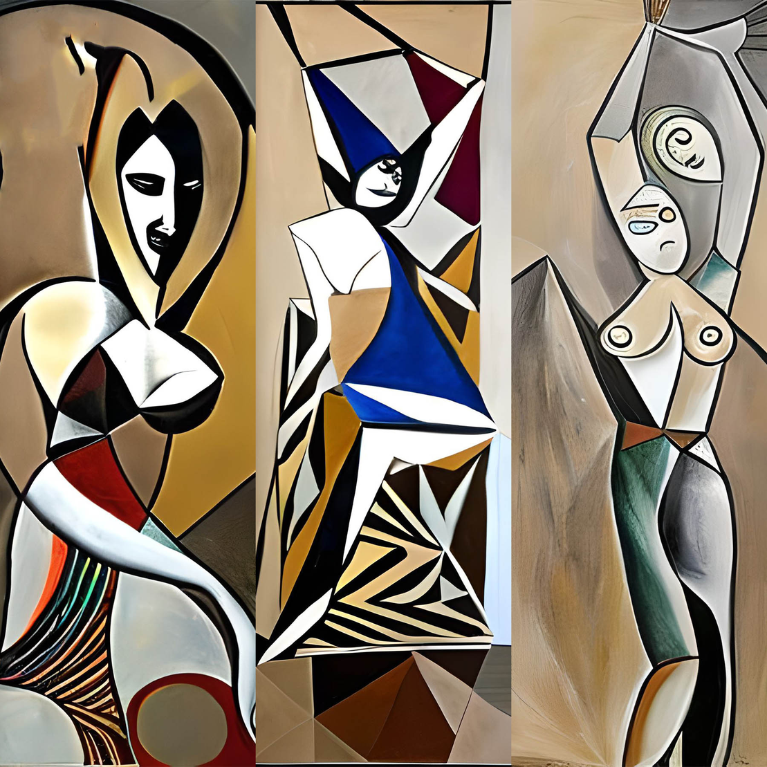 Cubism Dancers #3