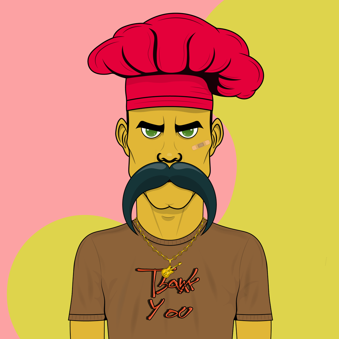 Mustachioed #252