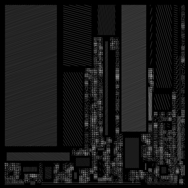 Strips layouts - Overhatched #5