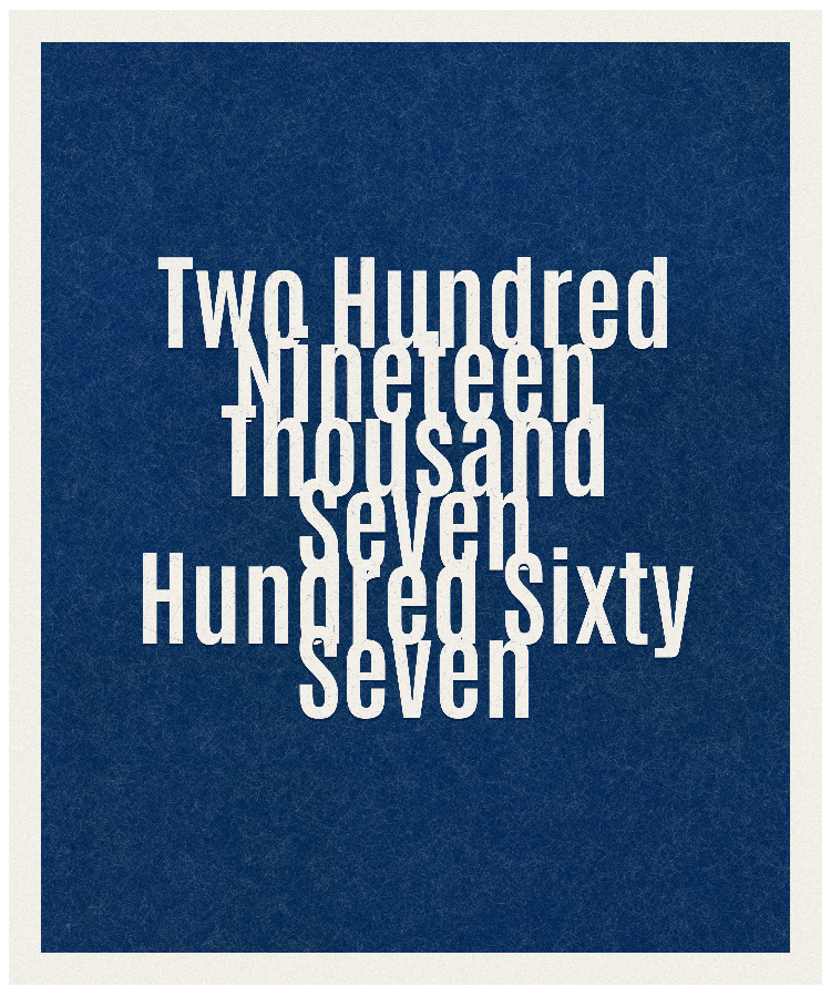 Count #219767