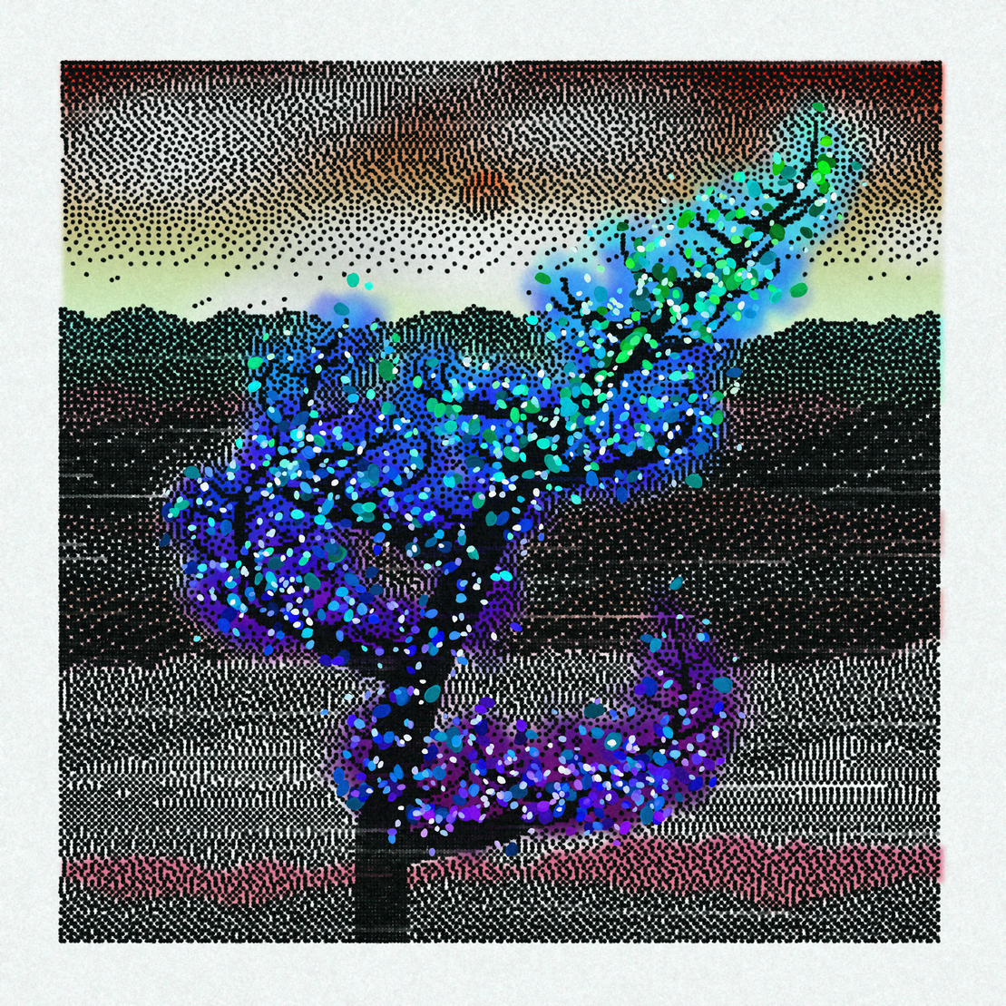 Dithered Branches #207