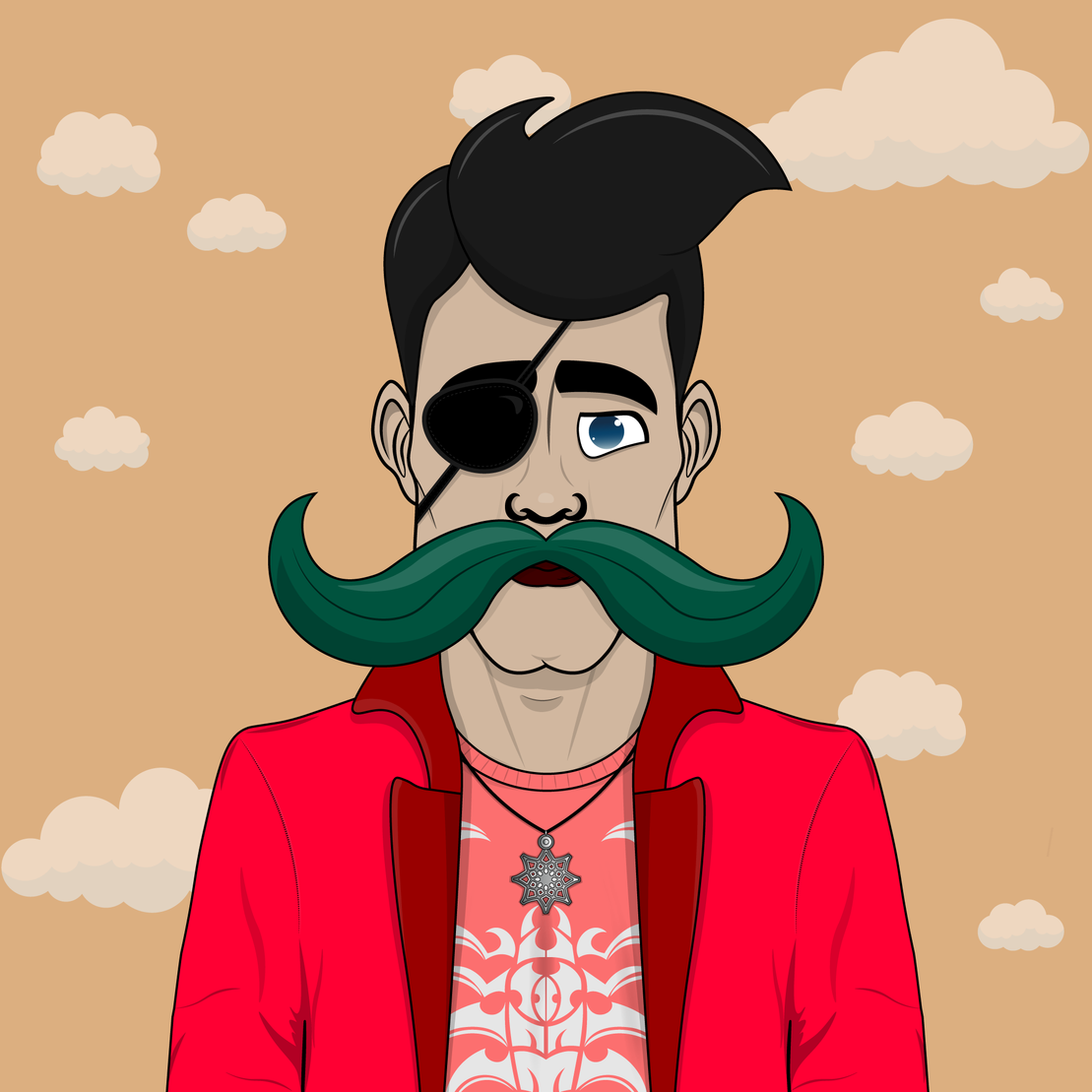 Mustachioed #232