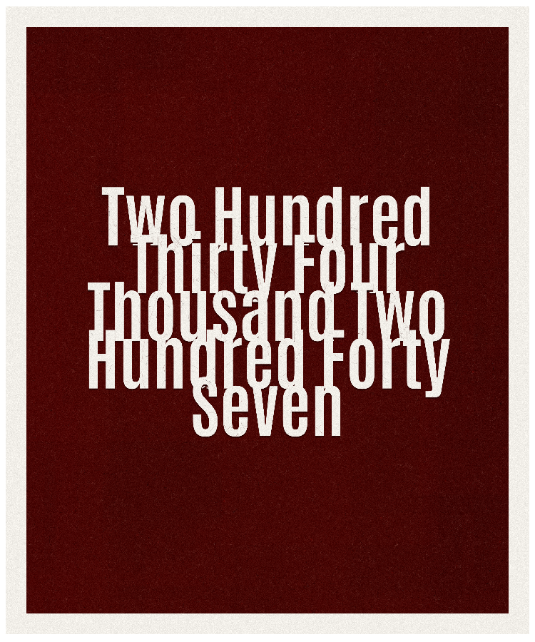 Count #234247