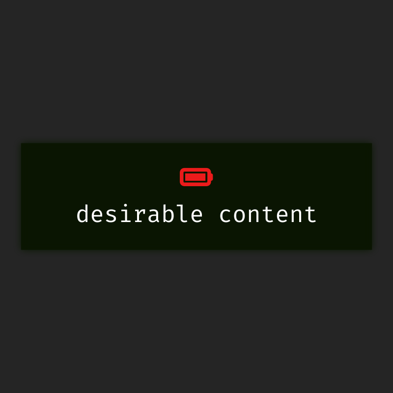 desirable content #16