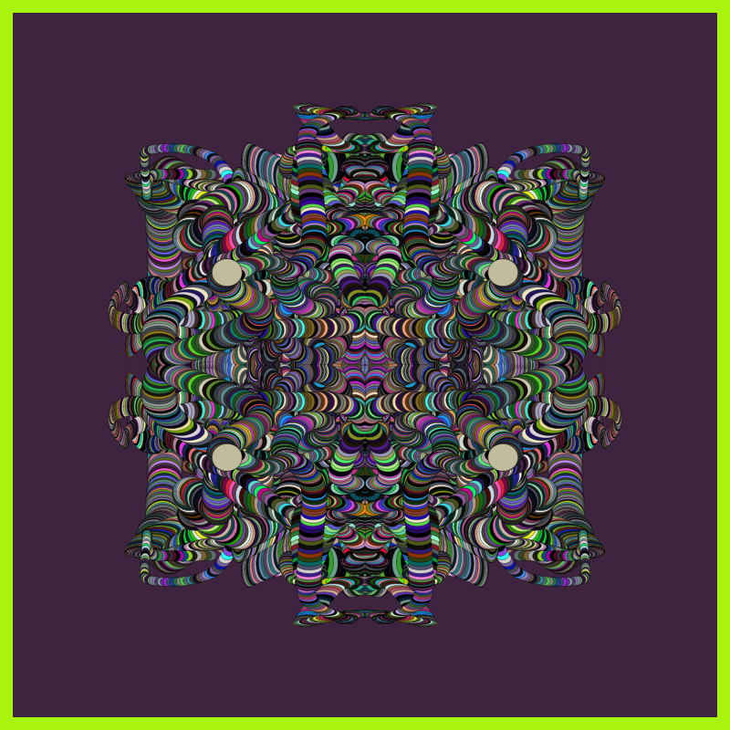 Symmetric Perlinized Ellipse #11