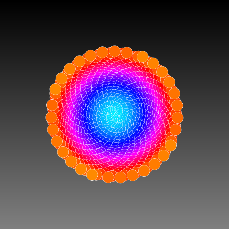 RAINBOW FLOWERS #10