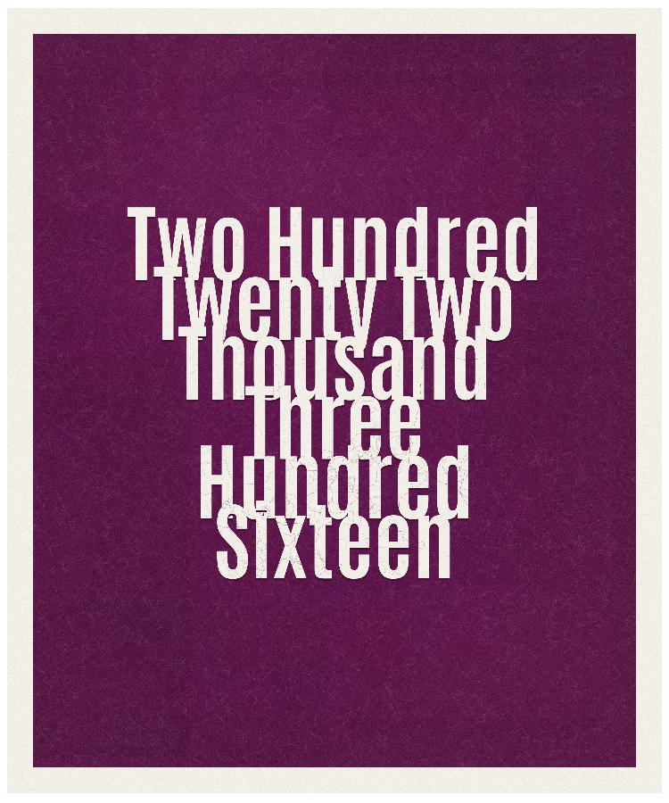 Count #222316