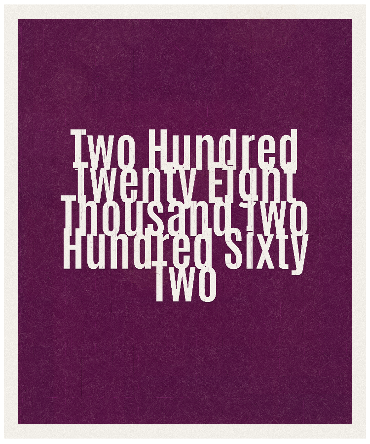 Count #228262
