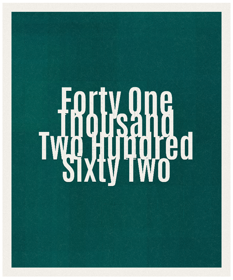 Count #41262