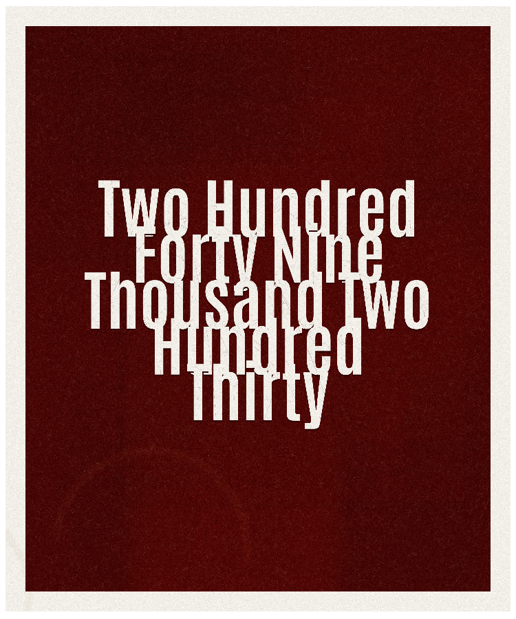 Count #249230