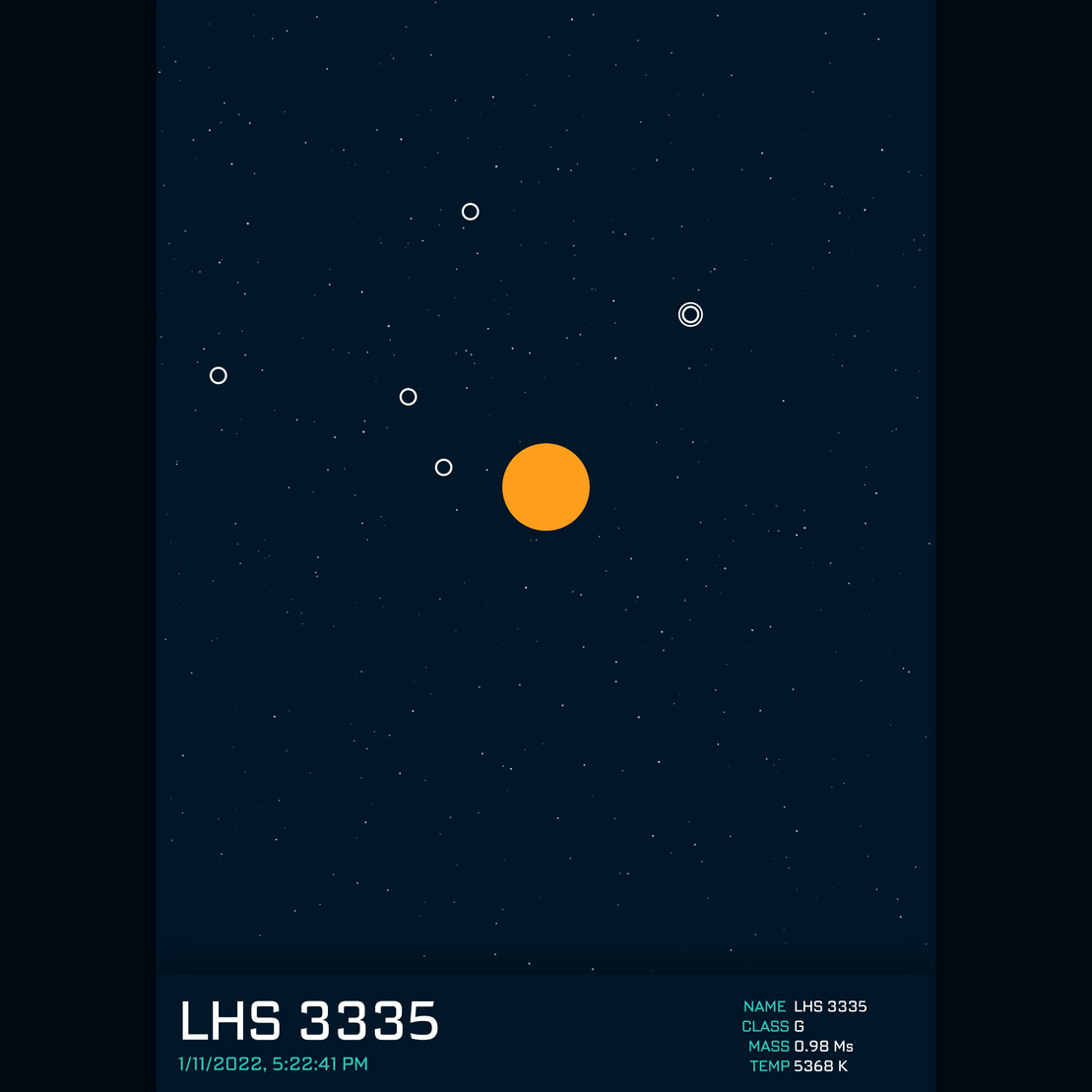 PLANETARY SYSTEM #83