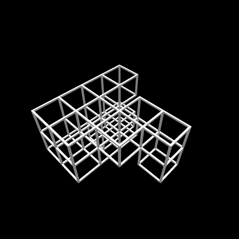 Genuary6: Drunken Modular Cubes #7