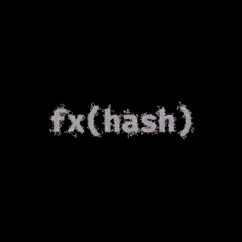 FXHASH Generative Logo #818