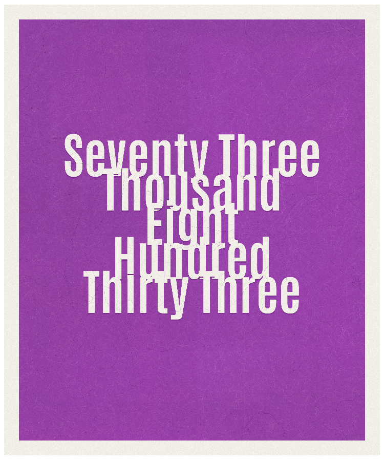 Count #73833
