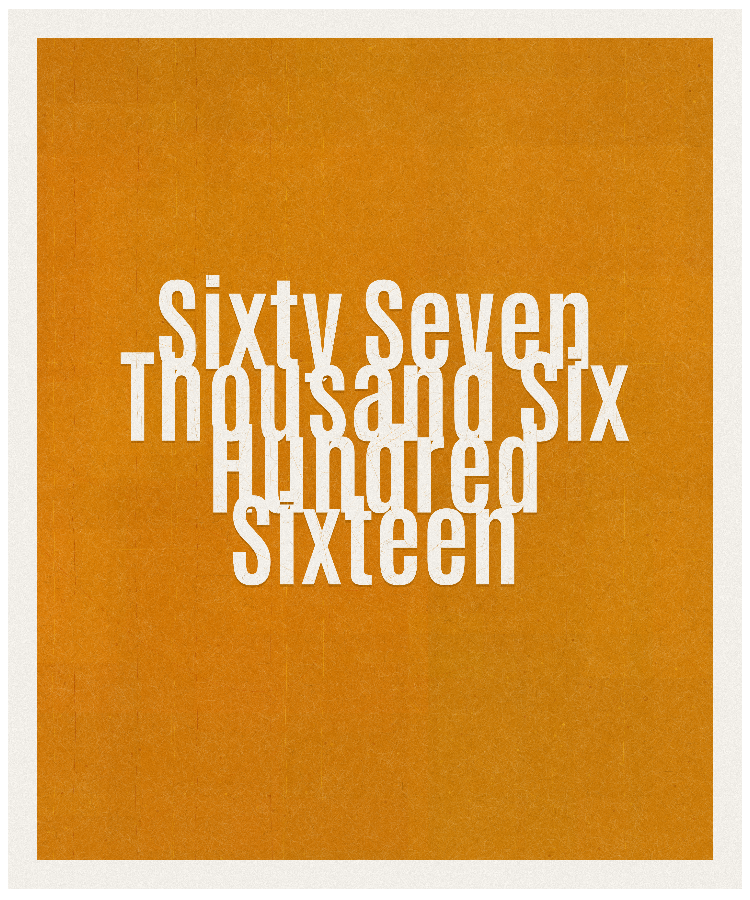 Count #67616