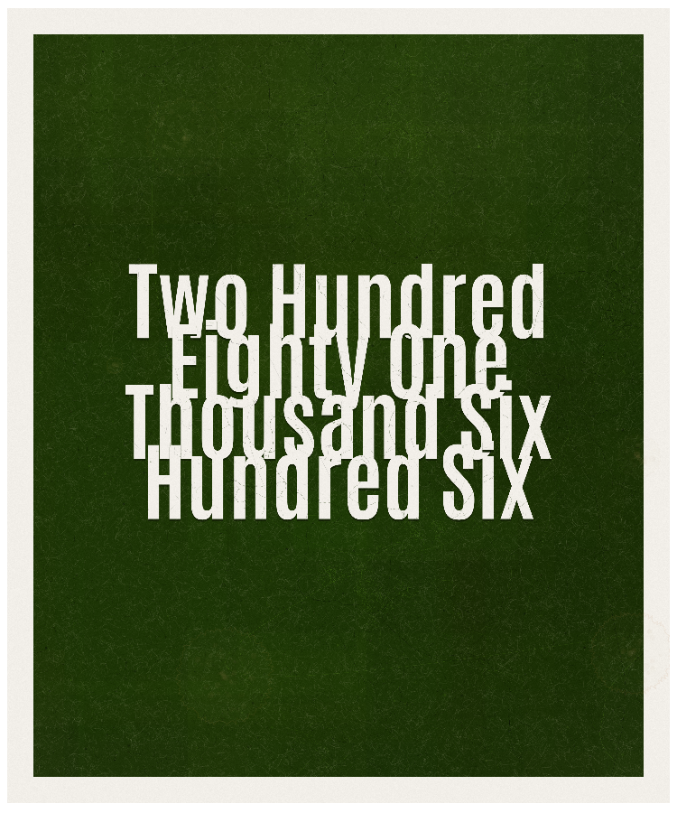 Count #281606