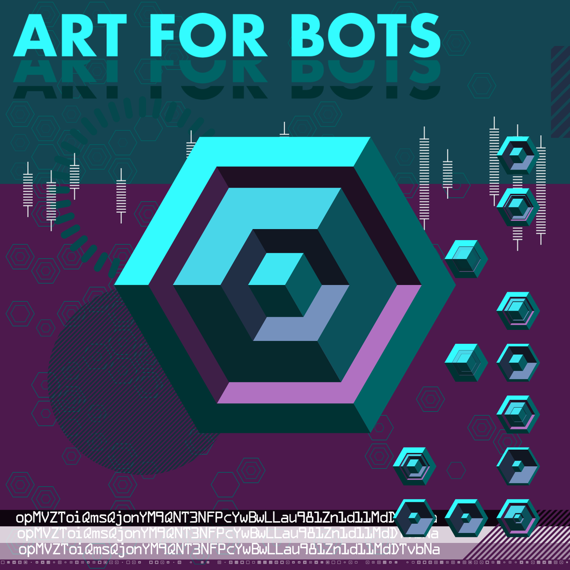 Hexagones - Art for Bots for Humans #35