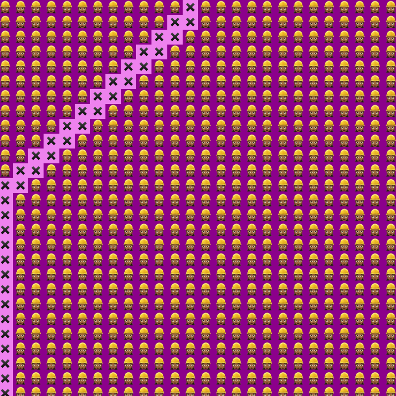 Elementary Cellular Emoji Automata #295