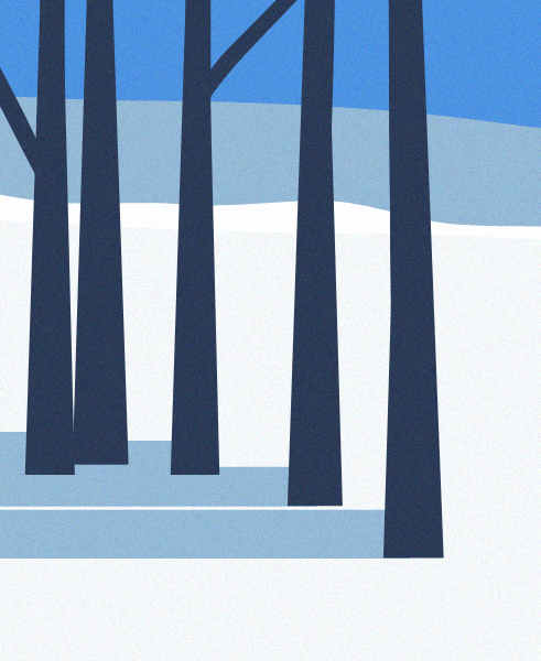 Minimal Snow Landscape #11