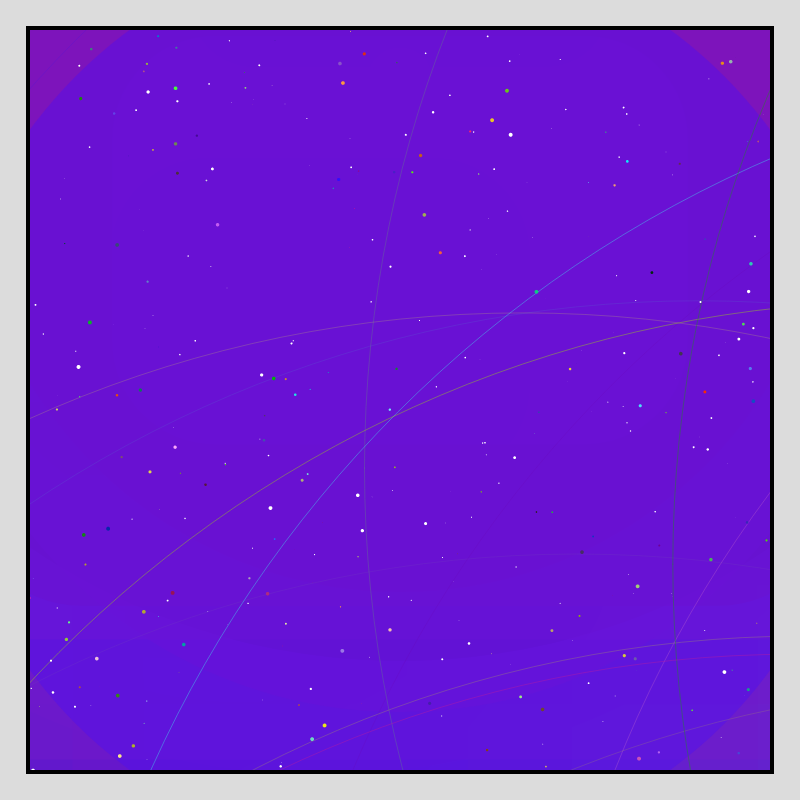 Color Field Starry B #56