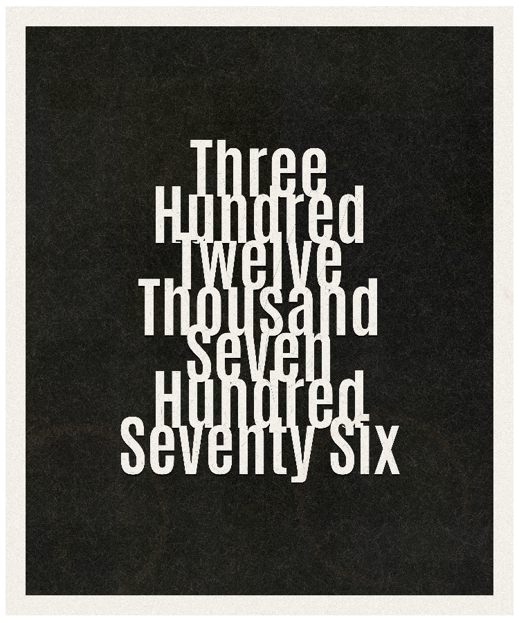 Count #312776