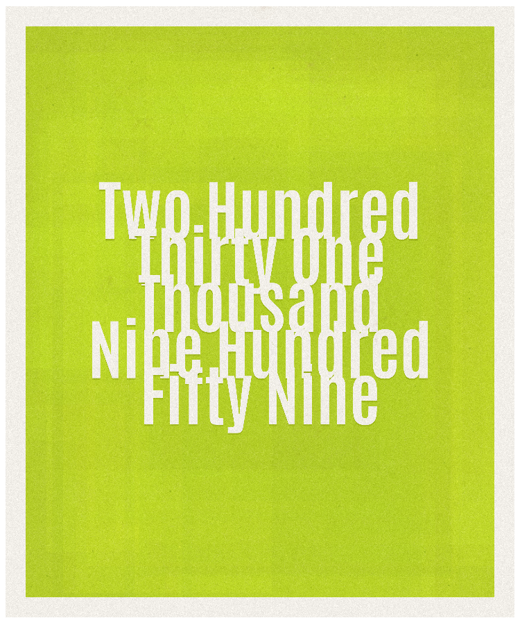 Count #231959