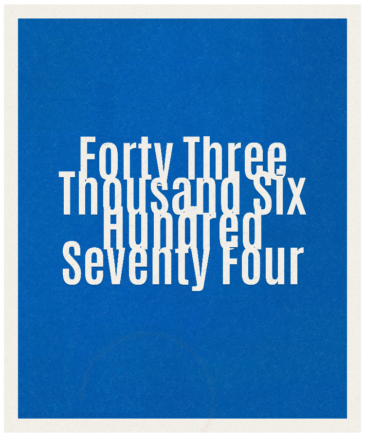 Count #43674