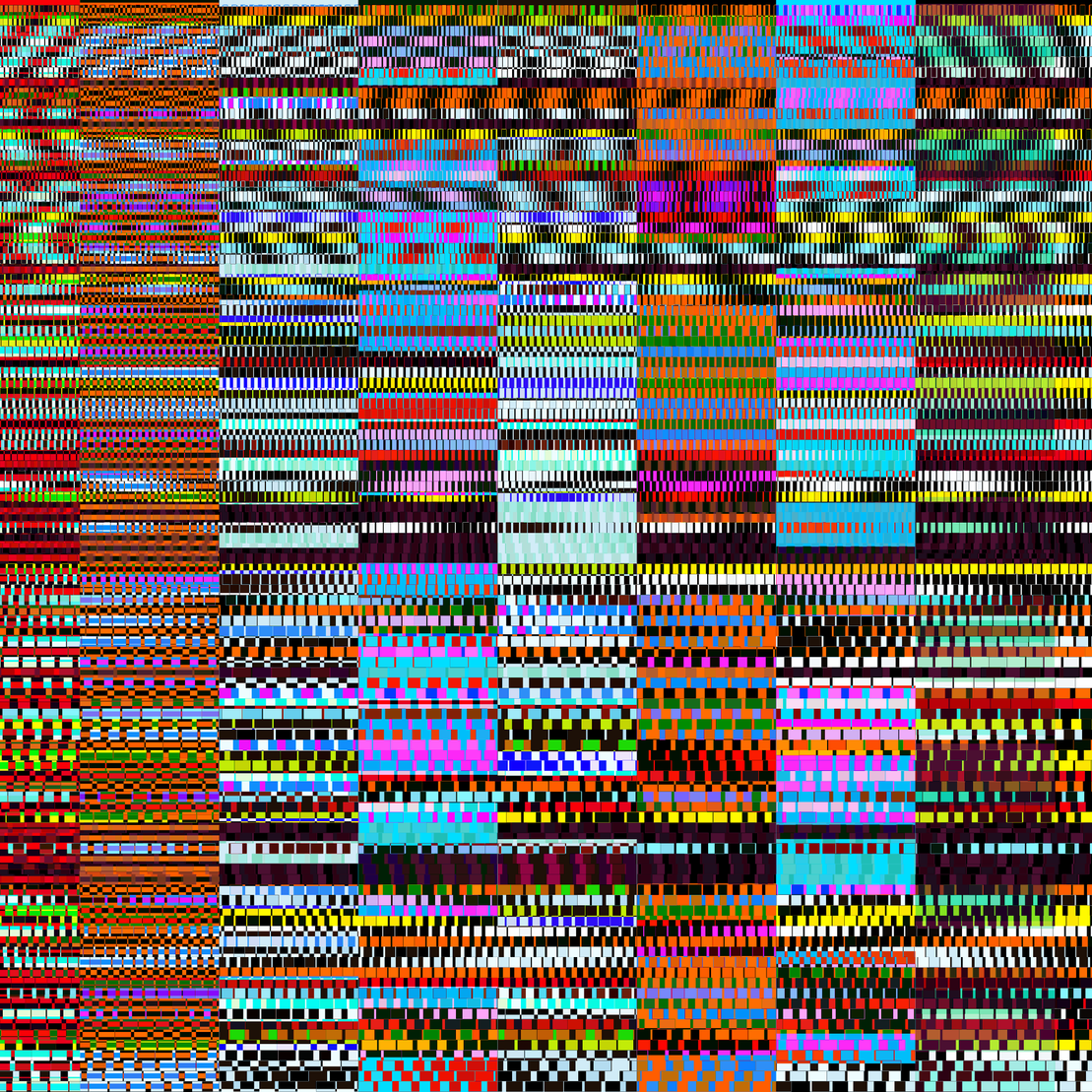 Glitchometry Stripes #42