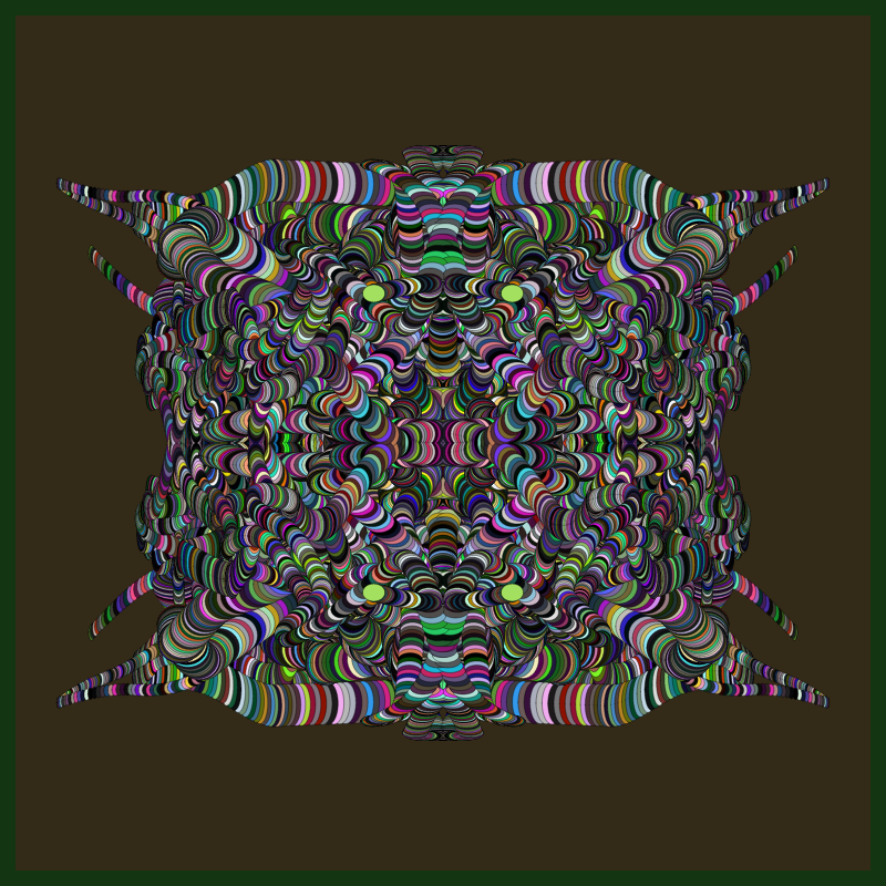 Symmetric Perlinized Ellipse #26