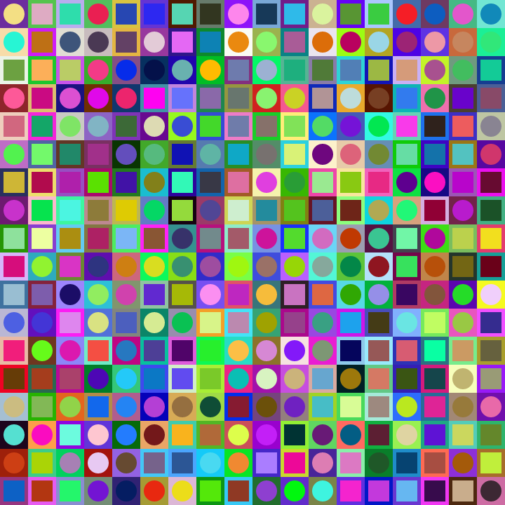 Square Dot Composition #50