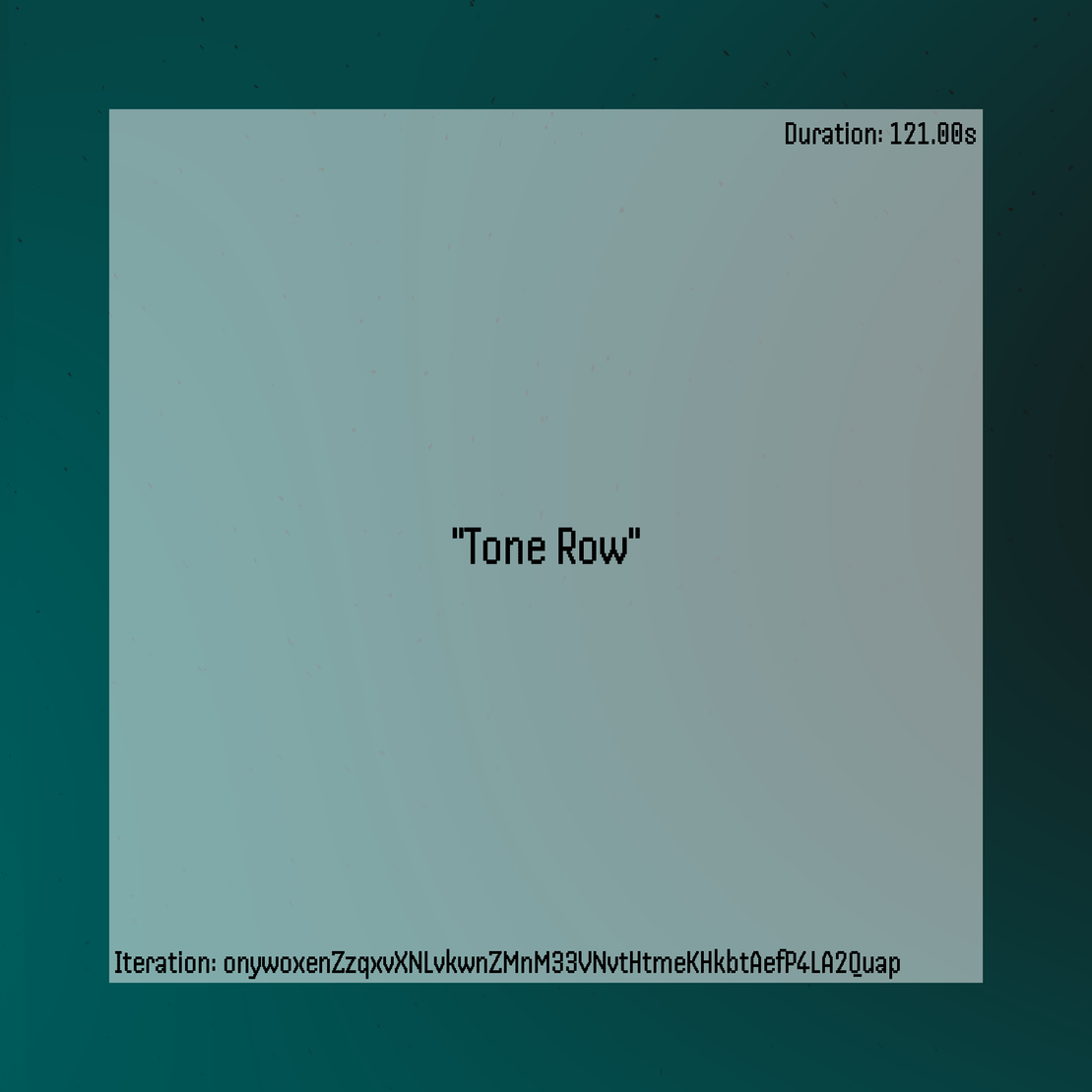 Tone Row #50