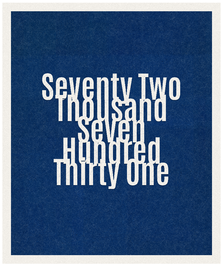 Count #72731