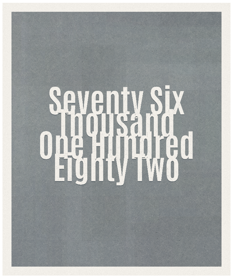 Count #76182