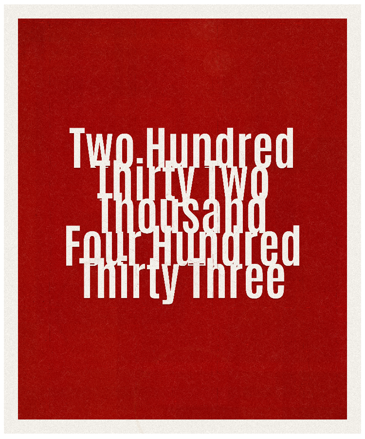 Count #232433