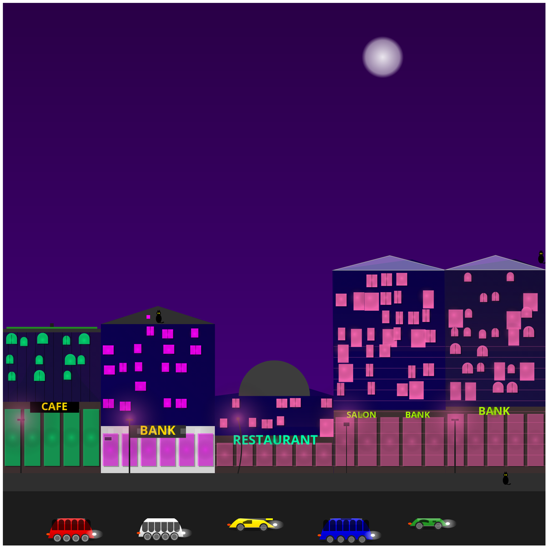 Night city life #3