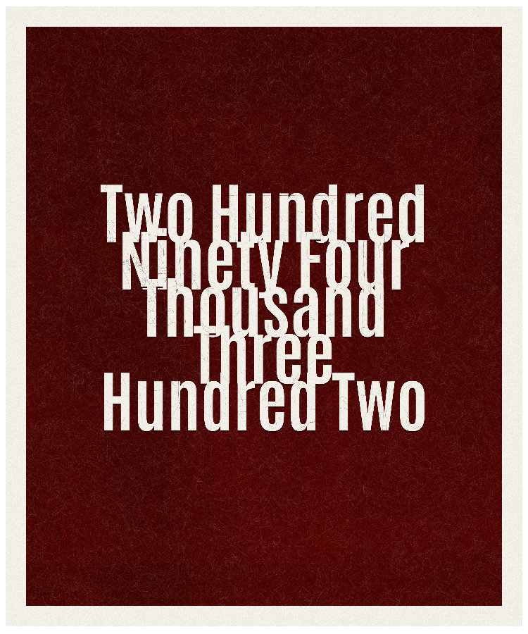 Count #294302