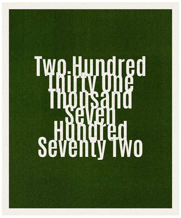 Count #231772