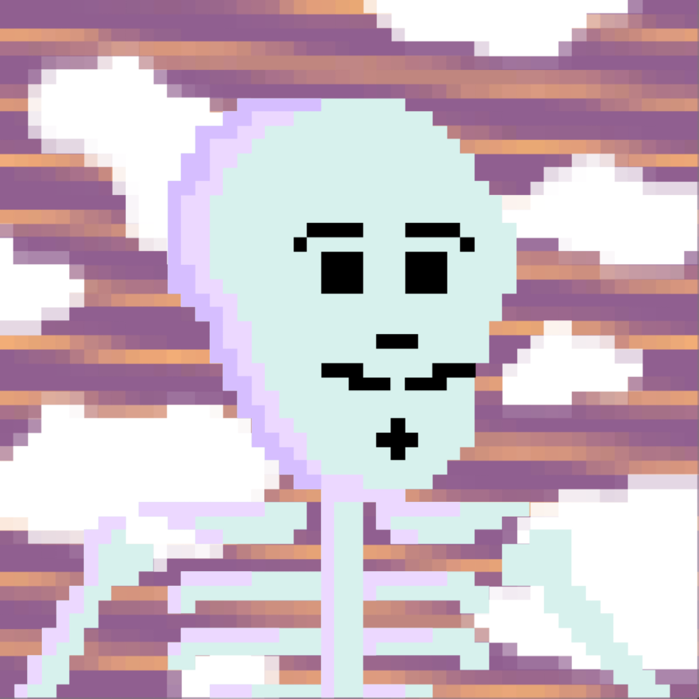 PIXEL SKULLETTI 1 #290