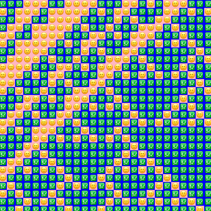 Elementary Cellular Emoji Automata #670