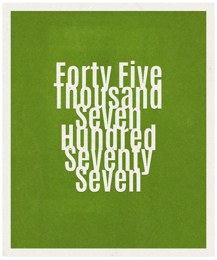 Count #45777