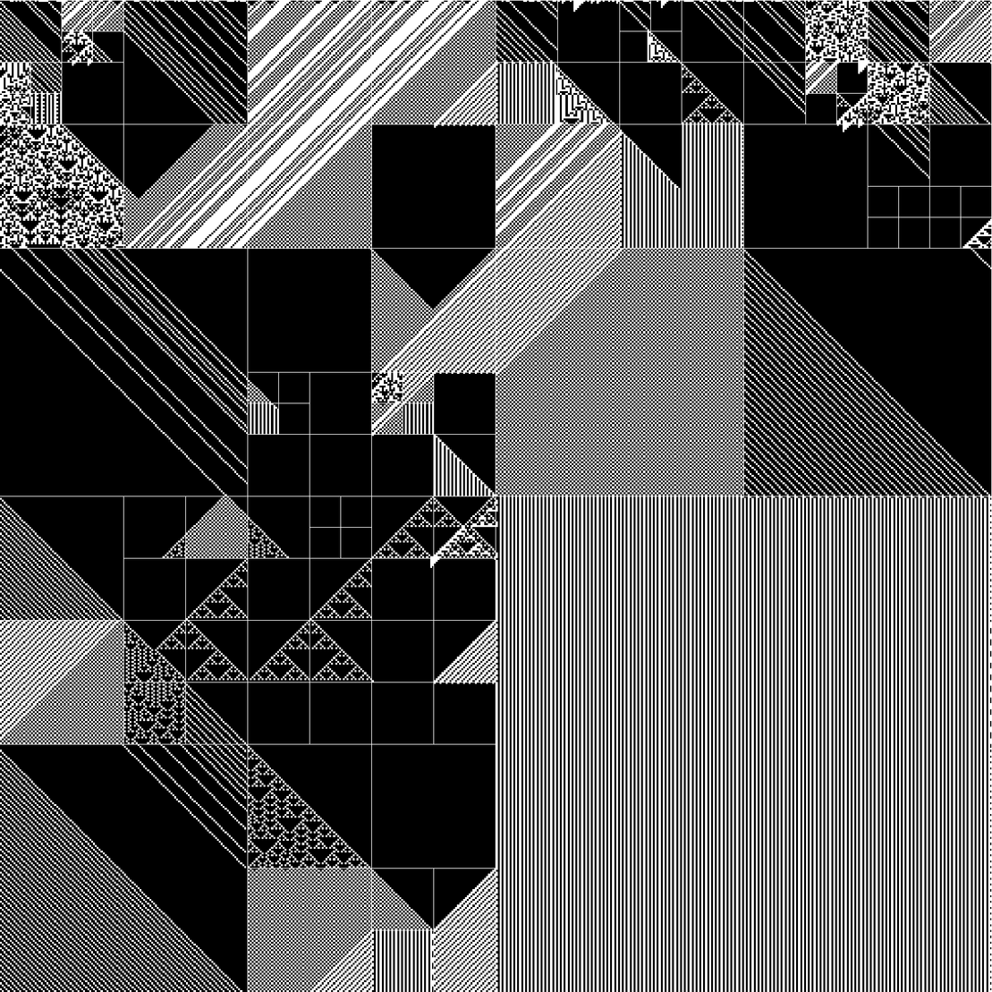 RULES (for Elementary Cellular Automata) #49