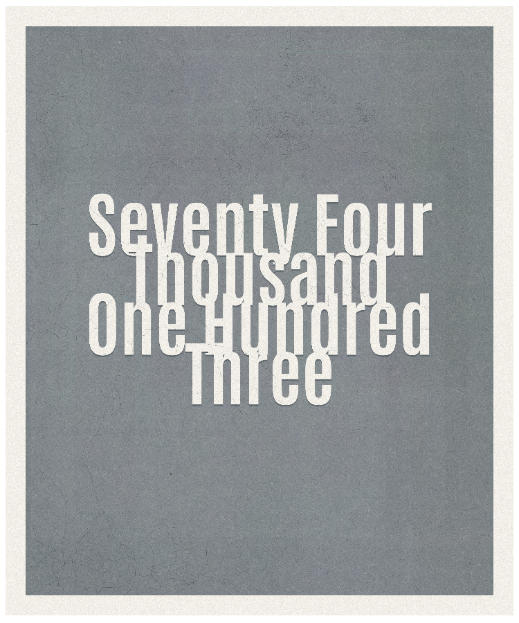 Count #74103