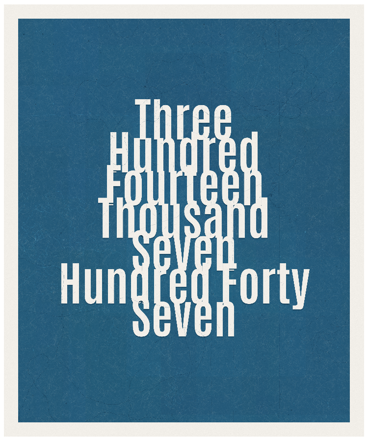 Count #314747